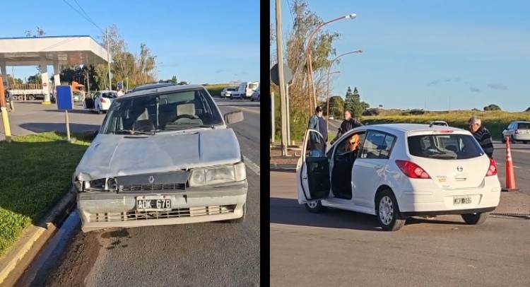 Una mujer fue derivada al hospital tras un accidente de tránsito en Colón al 3000
