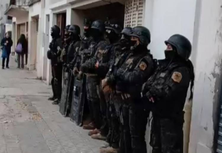 Se realizó un allanamiento en Espora al 300