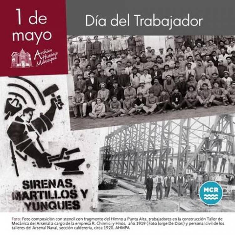 El Archivo Histórico Municipal les desea un Feliz Día del Trabajador