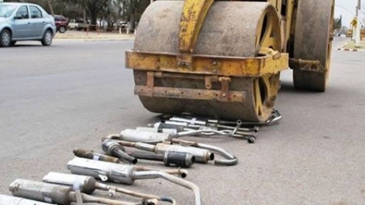 Los caños de escapes secuestrados deberán ser destruidos públicamente