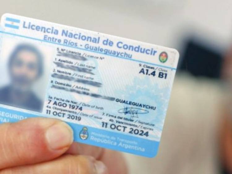Por falta de material para las Licencias de Conducir, se entregarán permisos provisorios en Coronel Rosales