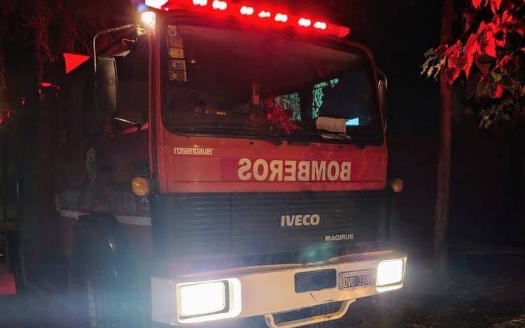 Principio de incendio en una vivienda de Buchardo al 500