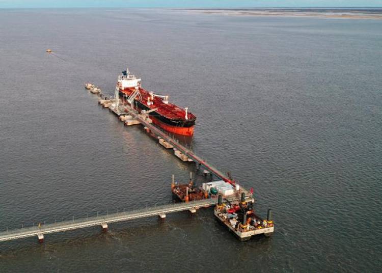 Se realizó la primer exportación de crudo desde la nueva terminal de Otamérica en Puerto Rosales