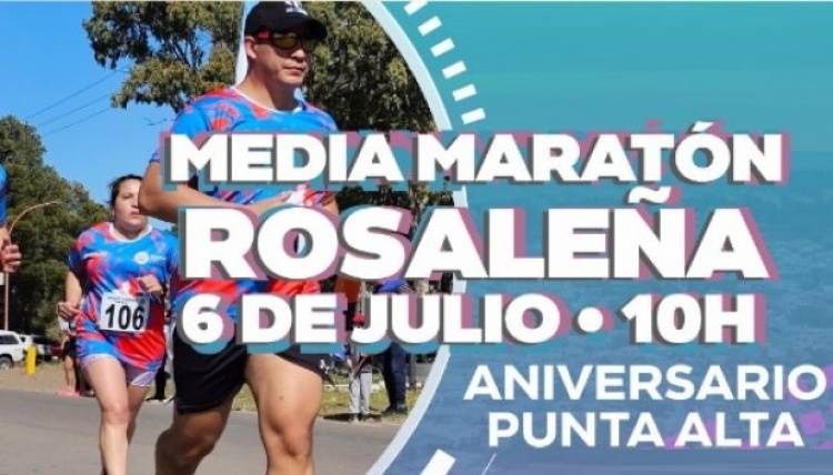 Este domingo será la media maratón rosaleña por el 127° aniversario de la ciudad