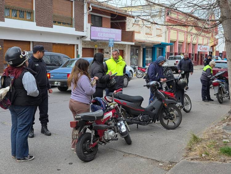 Se realizó un nuevo operativo de control en un sector de la ciudad