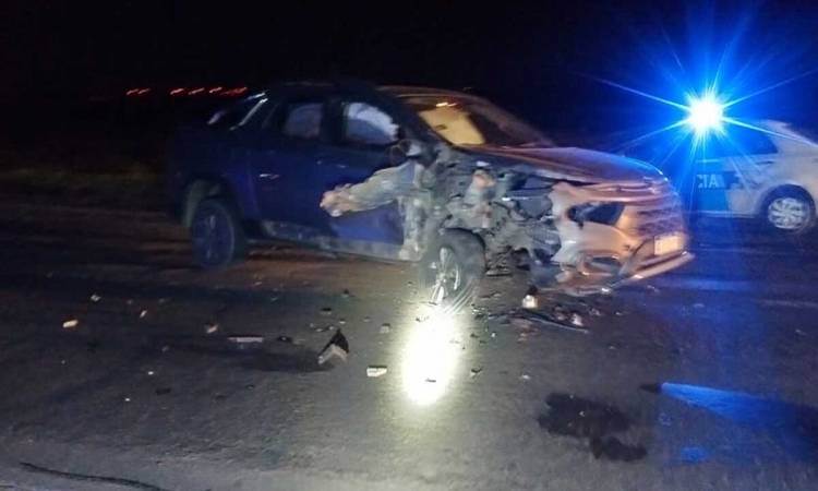 Accidente de tránsito en el cruce de Ruta 3 y Ruta 3 vieja, afortunadamente sin heridos