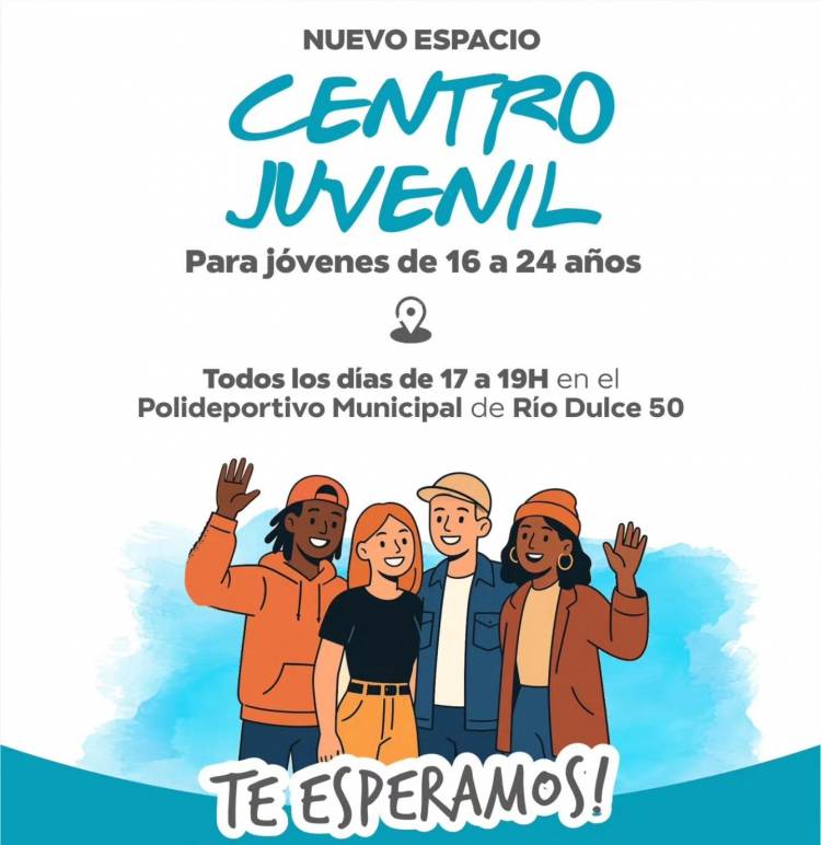 Se inauguró un Centro Juvenil en el Polideportivo Municipal de Villa Maio