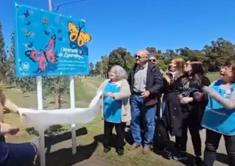Inauguraron el “Monte de las Mariposas”, un espacio creado y cuidado por vecinos