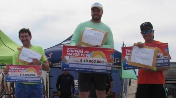 Un puntaltense se llevó un premio millonario en un concurso de pesca