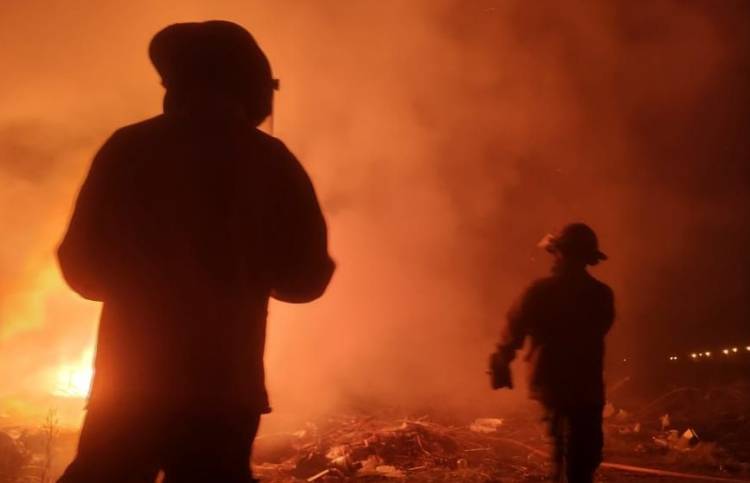 Bomberos Voluntarios se reunió con otras fuerzas de seguridad e instituciones para prevenir incendios