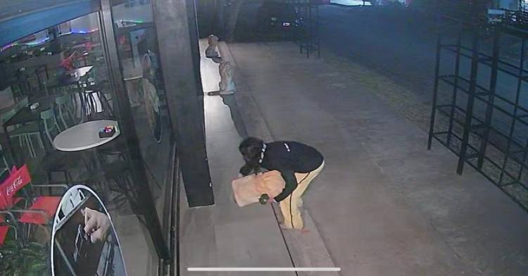 Un local gastronómico de Pehuen Co sufrió el robo de una estatua de yeso