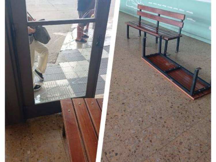 Una mujer fue aprehendida por ocasionar disturbios y amenazas en la Terminal de Ómnibus