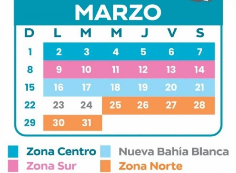 El Municipio de Coronel Rosales difundió un cronograma de recolección de voluminosos