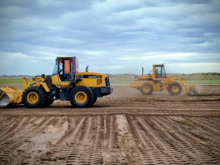 Comenzó la obra del Parque Solar que se instalará en Pehuen Co