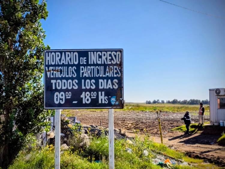 El predio de Residuos Sólidos Urbanos establece horario para vehículos particulares