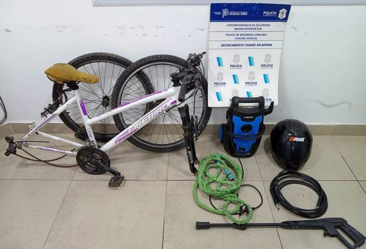 Aprehendieron a un hombre por encubrimiento y hurto tras recuperar elementos robados