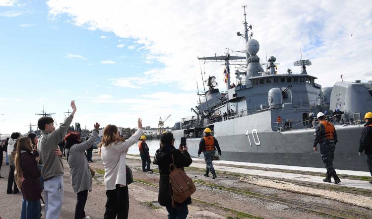 Se realizó la ceremonia de zarpada hacia el UNITAS LXVII