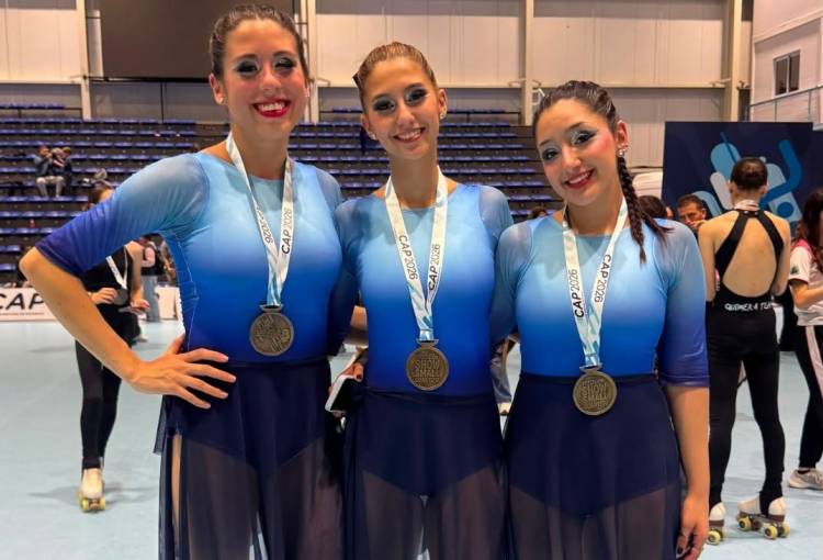 Patinadoras Puntaltenses volvieron a consagrarse campeonas nacionales