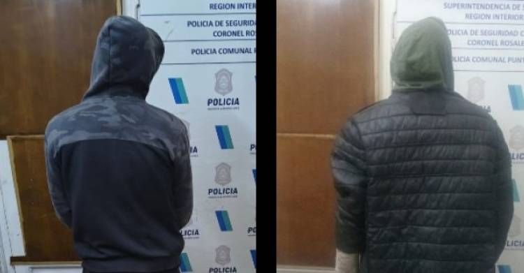 Dos delincuentes fueron detenidos por el robo a una pizzería