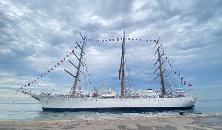La fragata ARA “Libertad” zarpó de Río de Janeiro, su última escala antes de regresar a la Argentina