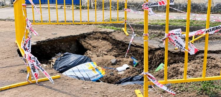 Tras los reclamos, limpiaron el microbasural del cráter de calle Estomba