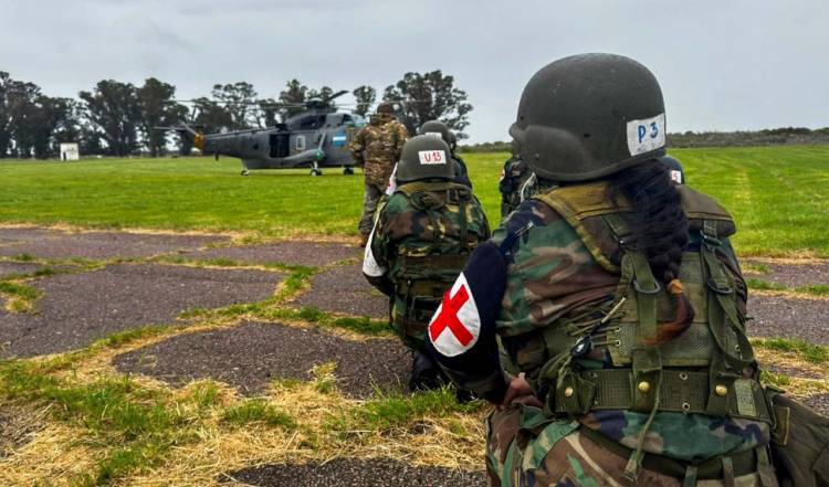 Finalizó el curso de Adiestramiento Sanitario en Ambiente Operacional Naval