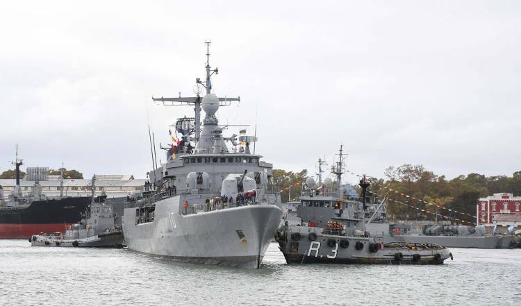 Regresó a Puerto Belgrano el buque que participó del ejercicio UNITAS