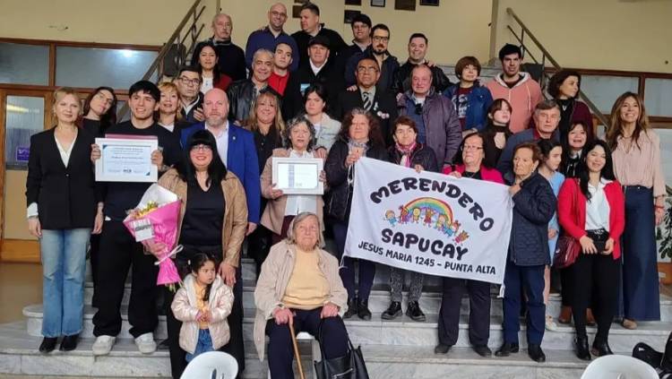 La fundadora de un merendero y un joven deportista, reconocidos en el Concejo Deliberante